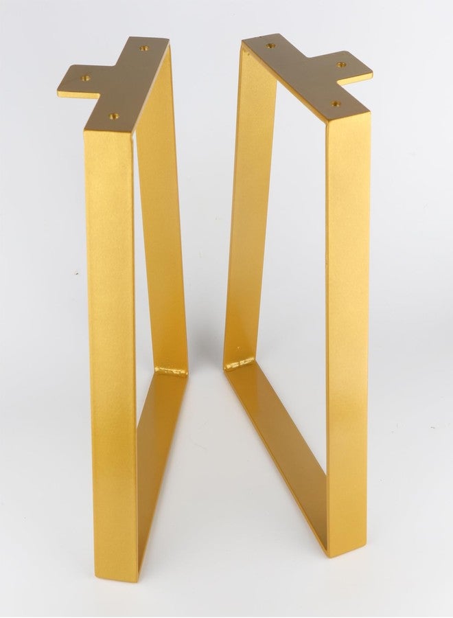 ALXEH 16in Trapezoid Furniture Legs Gold - Image 5